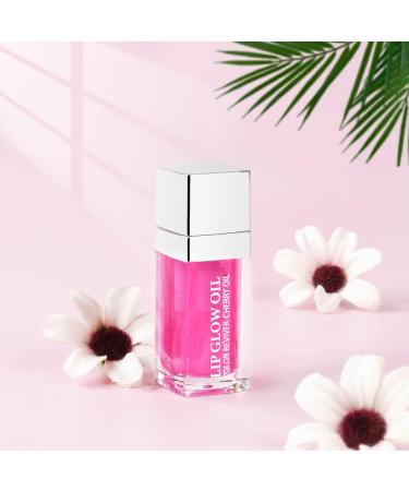 AOOWU Tinted Plumping Lip Oil | Long-Lasting Hydrating Lip Gloss - Raspberry Red - Buy Online on SooperMarket.com