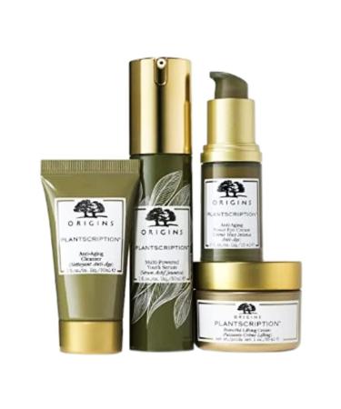 Buy Origins ALL FOR YOUTH Plantscription Essentials 4 Piece Set - Cleanse & Plump | International Shipping Available - Buy Online on SooperMarket.com