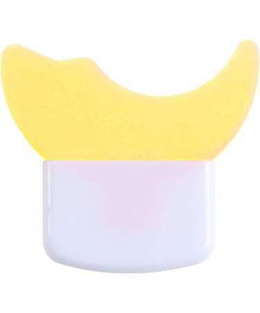 Eyelash Applicator Baffle Eyelash Mascara Smudge Guard Silicone Smoothing Surfaces Various Angles For All Face Shapes (Yellow) - Buy Online on SooperMarket.com