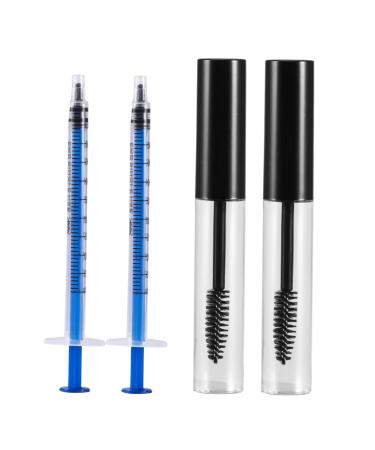 Didiseaon 12pcs Mascara Tube Dispensing Tool Eyelash Cream Lash Containers Lip Balm Containers Plastic