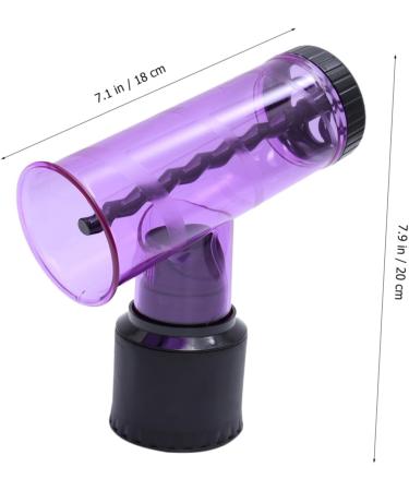 Baluue Dryer Mouth Cover Electric Hot Rollers Heating Hair Straighteners Hairdressing Roller Purple 18*8.5cm Purple - Buy Online on SooperMarket.com