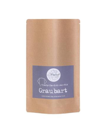 MycAni - Graubart - natural & plastic-free - for seniors - medicinal mushroom herbs for dogs with Reishi cat's claw and turmeric