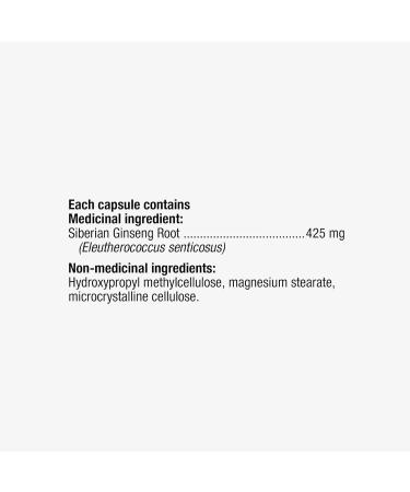 Nature's Way Ginseng Siberian Health Supplement 100 Capsules - Buy Online on SooperMarket.com