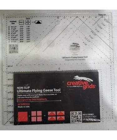 Creative Grids Ultimate Flying Geese Tool - CGRDH4 | Perfect Flying Geese Quilting Tool - Buy Online on SooperMarket.com