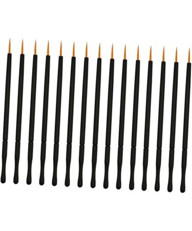 Baluue 100 Pcs Eye Makeup Tools Eyeliner Applicator Tool Gel Eyeliner Pencil Eyeliner Brushes Orange - Buy Online on SooperMarket.com