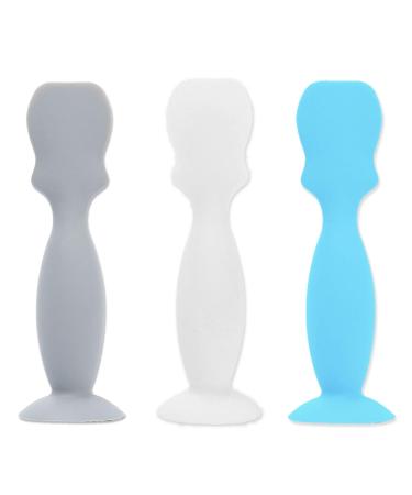 Baby Diaper Cream Spatula 3 Pack Baby Diaper Brush Baby Cream Applicator Silicone Diaper Cream Spatulas Brush for Newborn Baby