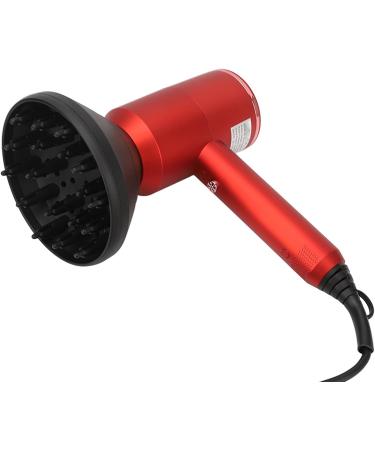1800W Professional Ion Hair Dryer with U Shaped Heating Wire Dual Nozzle Removable Filter Overheat for Fast Drying and Optimal Hair Care (US Plug 100 240V 110V) - Buy Online on SooperMarket.com