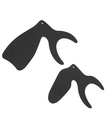 2-Piece Dental Photo Control Set - Long Handle Opaque Background Plaque for Oral Care & Contrast Scale - Buy Online on SooperMarket.com