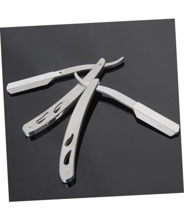 Magiclulu Vintage Razor Set for Men - 3pcs Stainless Steel Razor Holder & Hair Clipping Tool - Buy Online on SooperMarket.com