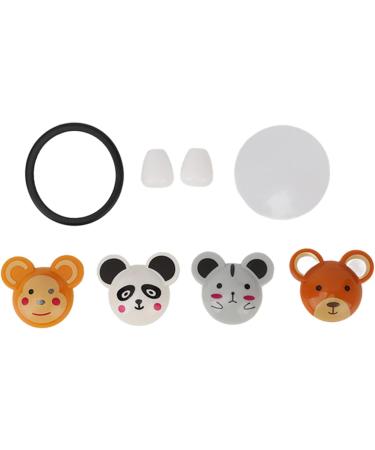 Kids Pediatric Clinician Stethoscope - Cartoon Animals Accurate Sound Soft Earplugs Adjustable Earpiece - 5 Animal Heads Included - Buy Online on SooperMarket.com