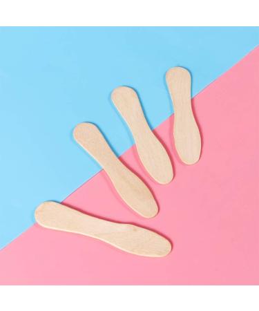 Condiment Spoons 100pcs Wooden Ice Cream Spoons Wood Taster Spoons Popsicle Paddles Spoon Spoons - Buy Online on SooperMarket.com