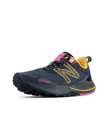 New Balance Women's Dynasoft Nitrel V4 Trail Running Shoe 7.5 Thunder/Orange/Pink