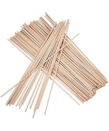 100 Pack of Unfinished Natural Wood Craft Dowel Rods - 12 x 1/8 Inch - Wood Color - Buy Online on SooperMarket.com