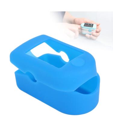 Case compact fingertips pulse cover flexibility fingertip cover high-quality silicone-finger tip pulse cover for at home and on the go (blue)