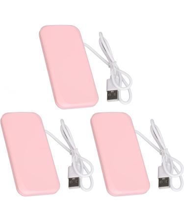 3Pcs Mini Nail Dryer Professional Nail Light Curing Gel LED Dryer Mouse Shape LED Nail Lamp Portable Nail Lamp Gel Polish Light for Nail Salon Home Travel (Roseate) - Buy Online on SooperMarket.com