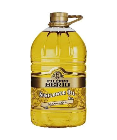 FILIPPO BERIO Sunflower Oil Cooking Oil Deep or Shallow Frying Oil Bulk Bottle 5Ltr