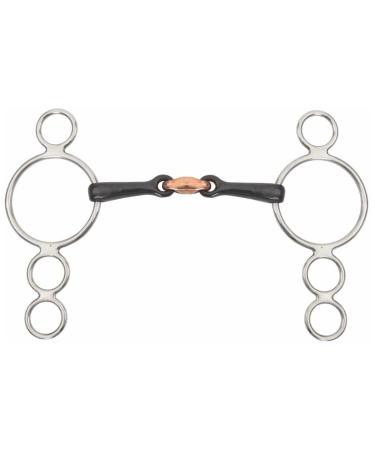 Shires Equestrian - 3 Ring Dutch Gag With Lozenge - S/steel - Size: 5