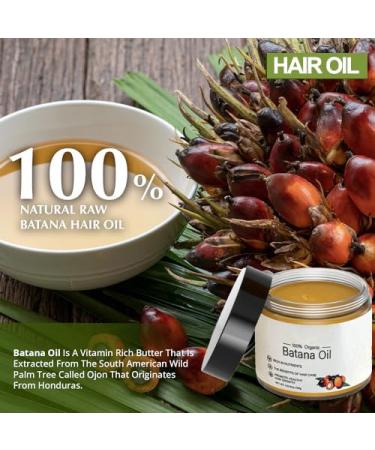 Buy Batana Oil - 100% Pure Raw Hair Growth Oil - 4.23 OZ | Promote Hair Thickness | Organic & Unrefined | Men & Women | International Shipping - Buy Online on SooperMarket.com