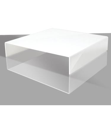 Julius Studio 2 Pcs 9.5 x 9.5 Inch Tabletop Acrylic Reflective Display Set for Product Photography - Black & White | JSAG373 - Buy Online on SooperMarket.com