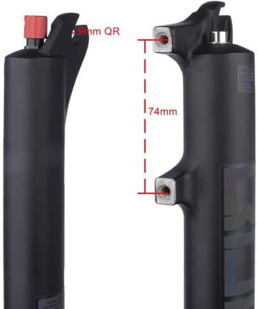BOLANY Mountain Bike Air Suspension Fork 27.5 - 100mm Travel - Buy Online on SooperMarket.com