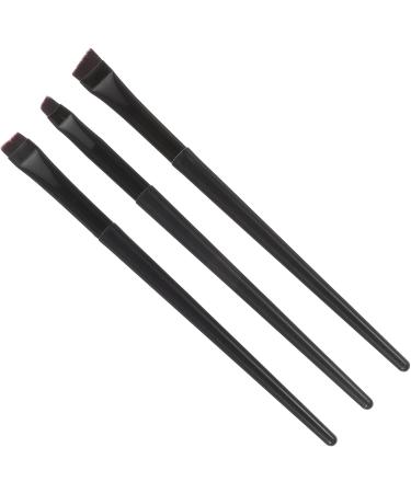 Healeved 12 Pcs Eyeliner Brush Eyebrow Brush Eyeliner Makeup Tool Cosmetic Brush Artificial Fiber Black - Buy Online on SooperMarket.com