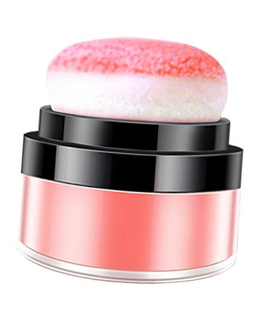 FOYTOKI Oil Control Cushion Blush Loose Powder Blush for Cheeks Blush Makeup Foundation Loose Powder Cushion Makeup Mineral Makeup Face Blushes Shimmer Powder Blush Powder Makeup Cushion