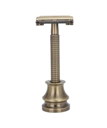 Slip-Resistant Manual Beard Shaver Safety Razor | Durable Gold Beard Cutter Tool for Men - Buy Online on SooperMarket.com