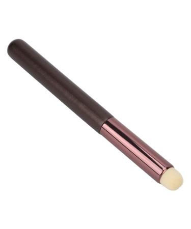 Verdant Touch Smudge Brush Round Lip Brush Portable Makeup Brush with Synthetic Fiber Soft Bristles Delicate Concealer Smudge Brush Multipurpose Lipstick Tool