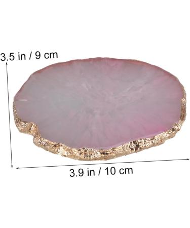 Gogogmee Nail Gel Nail Rest Stand Resin Nail Round Cosmetic Painting Palette Makeup Palette Make up Nail Set Pink Medium - Buy Online on SooperMarket.com