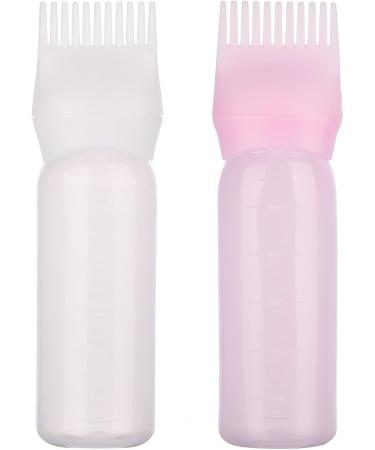 UNVOJL Hair Dye Brush Bottle Hair Root Comb Applicator Bottles Hair Dye Tools Applicator Brush BottlesÂ for Salon (White) - Buy Online on SooperMarket.com