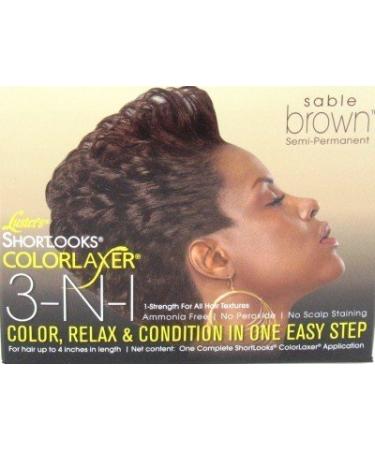Luster's Shortlooks Color Relaxer 3-n-1 Brown by Atlas Ethnic
