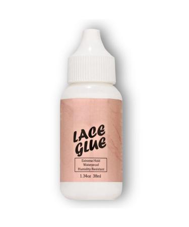 Wig Glue for Front Lace Wig Hair Glue Bonding Glue Wig Glue Lace Front Wig Adhesive Waterproof Invisible Strong Hold Bonding Wigs Glue Latex-Free and Oil-Resistant Hair Adhesive Glue WigGlue