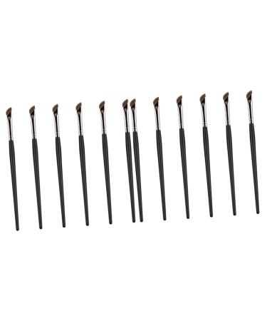 FRCOLOR 12 Pcs Eyebrow Brush Makeup Supplies Eye Stamper Thin Makeup Brush Eye Brow Concealer Angled Brush Brow Highlighter Brush Women Makeup Brush Makeup Tool Flat Miss Wood Beauty 16X1CMx2pcs As Shownx2pcs