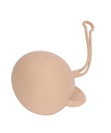 Bear Shaped Silicone Pacifier Storage Box for Newborns - Travel Holder & Accessories in Coffee Color - Buy Online on SooperMarket.com