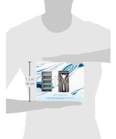 Schick Titanium Shaving Starter Gift Set for Men - Razor + 5 Refills - Buy Online on SooperMarket.com