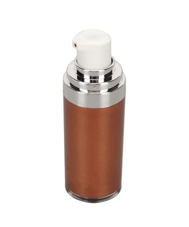 Body Glitter Cream Safe Ingredients Wrinkle Filling Easy to Apply 20ml Skin Firming Liquid for Full Body Makeup (#04 Golden Brown)