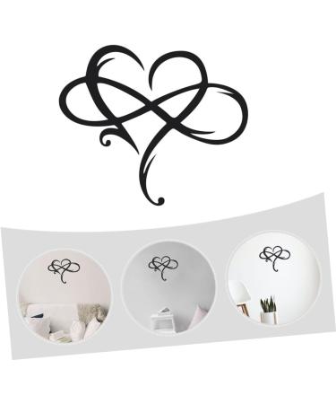 Cabilock 1pc Iron Pendant Home Pendant Heart Shaped Pendant Hanging Heart Wall Decor Decoration Love Black 40x35cm - Buy Online on SooperMarket.com