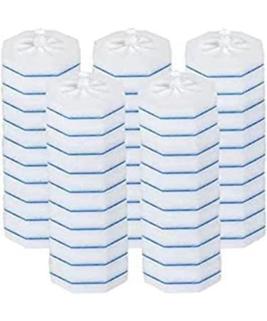 GOSIA 50PCS Disposable Toilet Cleaning Wand Head Compatible Wand Refills Toilet Cleaning Wand Head