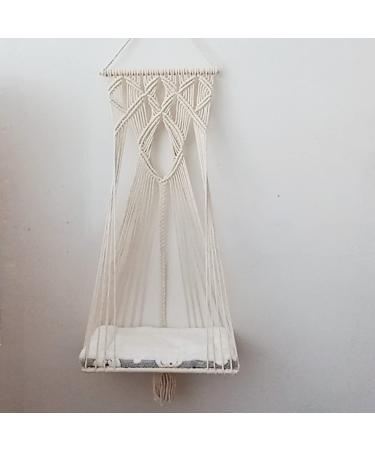 Macrame Cat Hammock Hanging Cat Bed Swing Cat Bed Hanging Cat Hammock Cushion+Cat Swing