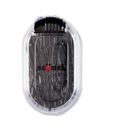Scunci Hair Bobby Pins with Case Black 80-Pieces