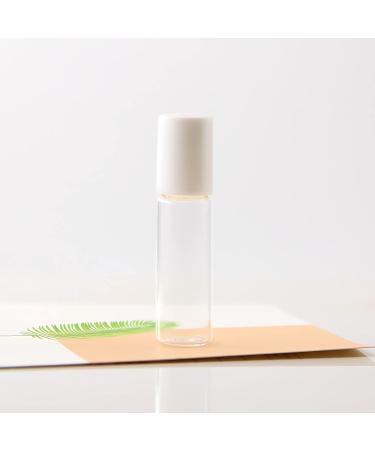 Zeoabsy 12 Pack 5ml Essential Oils Roller Bottles - Transparent Glass Perfume Bottles for Aromatherapy - Includes 2 Funnels & 1 Opener - Ideal for Travel - Buy Online on SooperMarket.com