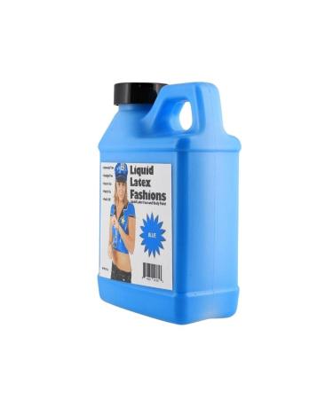Liquid Latex Fashions - Ammonia Free Blue Halloween Makeup | Easy Apply Paint for Adults & Kids | Ideal for Art Theater Parties & Cosplay - 8 oz - Buy Online on SooperMarket.com