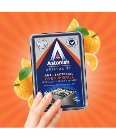 Astonish Specialist Oven & Grill Cleaner 250g with Sponge | Powerful Cleaning Formula - Buy Online on SooperMarket.com