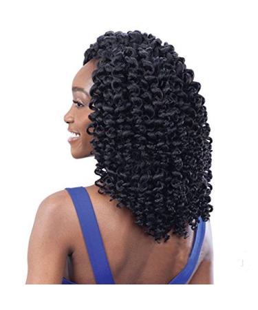 FreeTress 2X Ringlet Wand Curl Crochet Braids - 1B Off Black | Synthetic Hair | 1 Count - Buy Online on SooperMarket.com