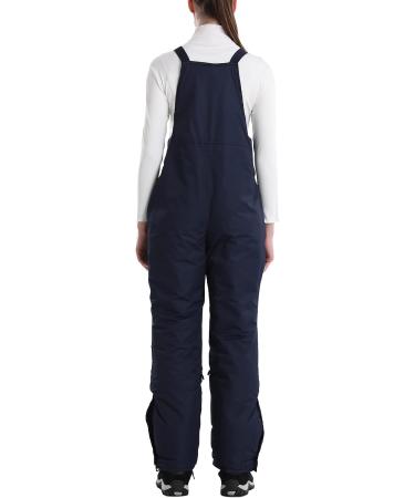 PHEBEE Women's Insulated Ski Bib Overalls - Blue, Size Large | Waterproof & Breathable - Buy Online on SooperMarket.com