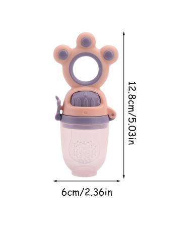 Baok Baby Fruit Schnuller Feeder | Food-Grade Silicone Baby Fruit Dispenser & Massage Toy for Toddlers - Buy Online on SooperMarket.com