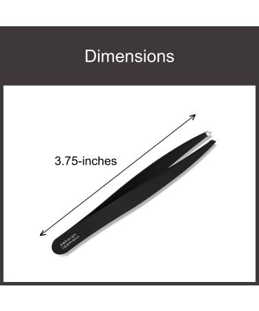 Deborah Lippmann Tweezers Slant Pointed | Precise for Plucking Eyebrows Splinters Hair Removal Shape | Easy to Use Professional Stainless Steel - Buy Online on SooperMarket.com