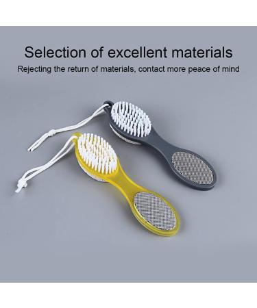 Dajidafu PP PS Foot File Replacement Solid Color Hanging Pedicure Exfoliating Dead Skin Remover Bath Brush with Lanyard Yellow - Buy Online on SooperMarket.com
