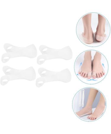 4pcs Big Toe Splitter Tools for Hallux Valgus - Foot Care Kit for Crooked Toe Alignment & Pain Relief - Transparent, 23.5x2.3cm - Buy Online on SooperMarket.com