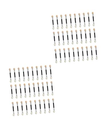 Beavorty 100 pcs Practical Stick Aluminum Tube Sides Tools Eye Disposable Sponge